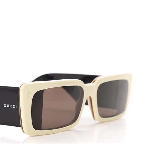 gucci sunglasses black and white